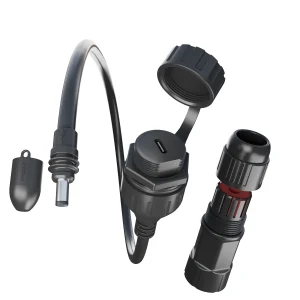 Starlink Mini USB C Adapter, DC Male to Type-C Female Adapter Cable with Waterproof Coupler, Work with 28V/20V PD Source, Use Any USB-C Cable to Power Starlink Mini