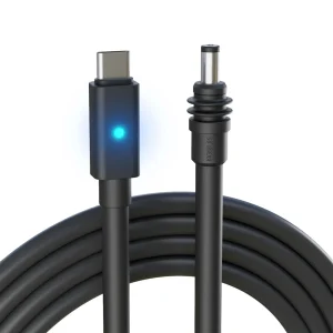 Starlink Mini Cable 16.4FT, 140W USB C to DC Power Cable 16AWG with Indicator Light, Work with 60W+ PD Source, Compatible with 28V PPS and 20V PD Protocols (5M/16.4FT)