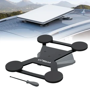 Starlink Mini Magnetic Mount with 50lbs Heavy Duty Magnet Bases, Anti-Theft Starlink Mini Mount for RV, Car, Boat, Truck Aluminum Alloy