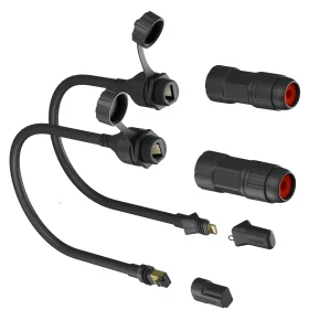 Starlink Enterprise Ethernet Adapter, SPX to RJ45 Starlink Cable Waterproof Coupler for Starlink Enterprise High Performance, Black