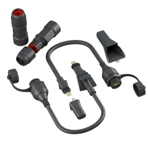 Starlink Flat High Performance Ethernet Adapter, SPX to RJ45 Starlink Cable Waterproof Coupler for FHP Starlink High Performance, Black